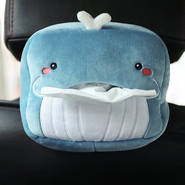 Cute Cartoon Car Napkin Case, Multifunctional Hanging Tissue Paper Box, Durable Cartoon Animal Design Tissue Holder Cute Cartoon Car Napkin Case, Multifunctional Hanging Tissue Paper Box, Durable Cartoon Animal Design Tissue Holder